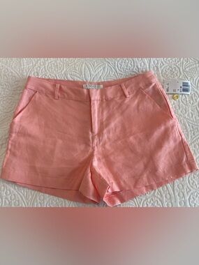 Women's Linen Blend Shorts Size S
